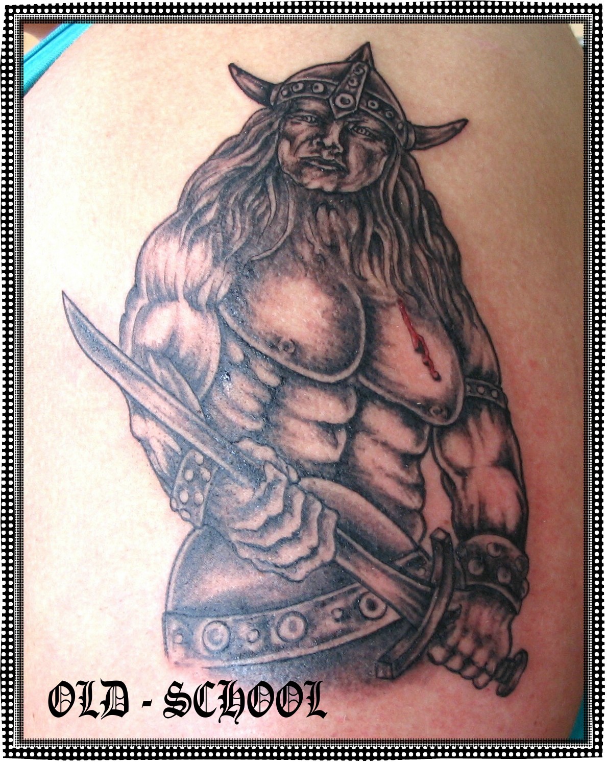 Manfred der Germane Ritter Krieger Tattoo Recklinghausen STUDIO 45